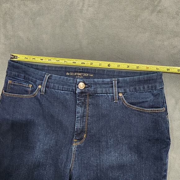 Chico's Jeans The So Lifting Crop Size 2.5 Dark Wash US Size 14 - Picture 7 of 9